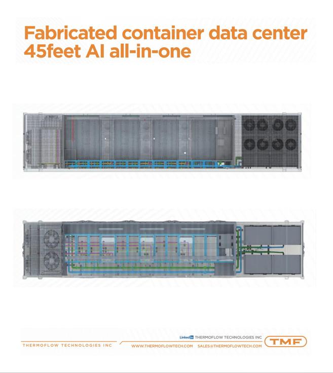 Fabricated container data center 45feet AI all-in-one