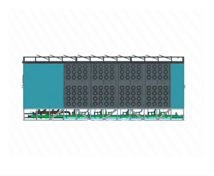 Fabricated Data Center Fanwall AI All-in-room